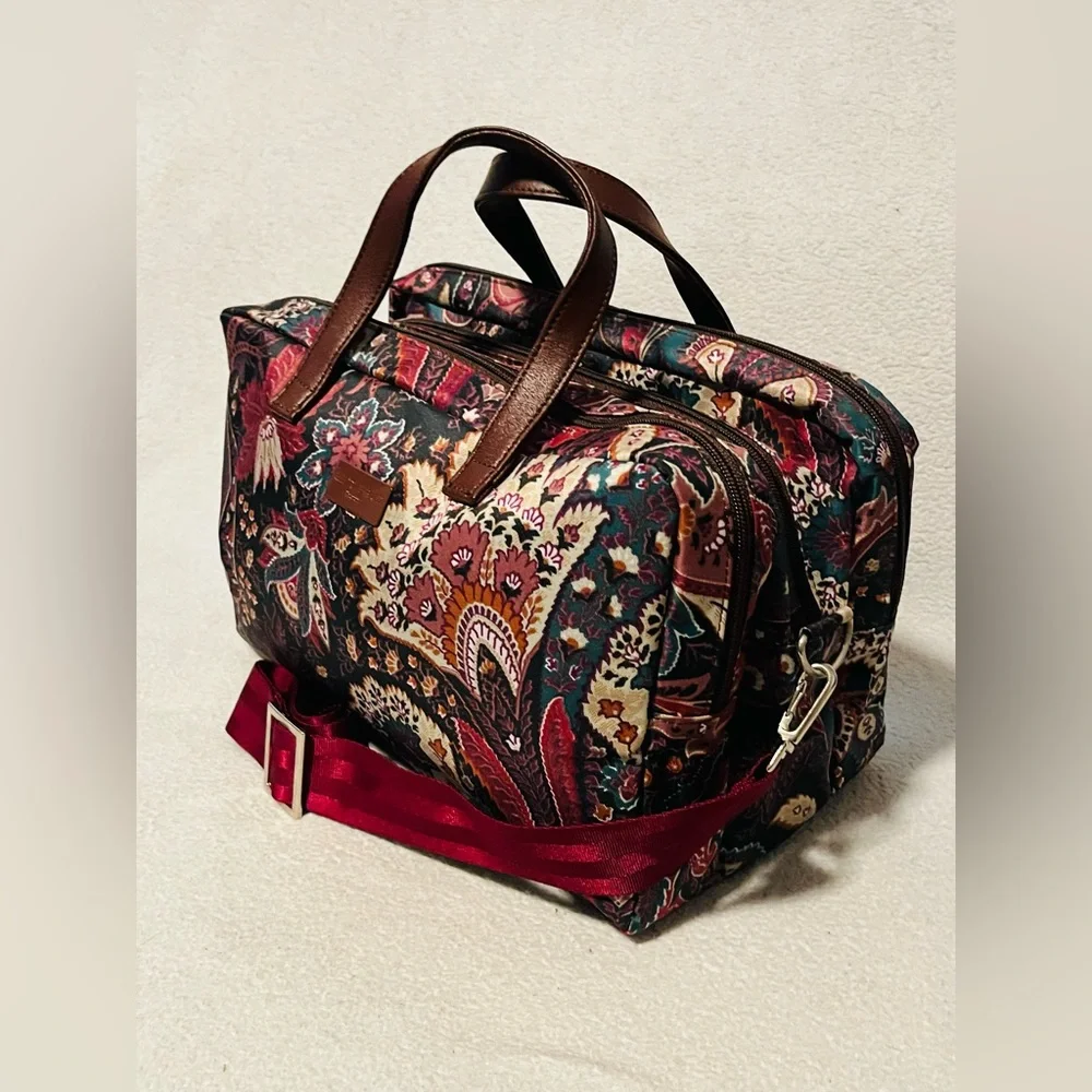 Etro Paisley Nylon Crossbody/Messenger Bag - Picture 2 of 11